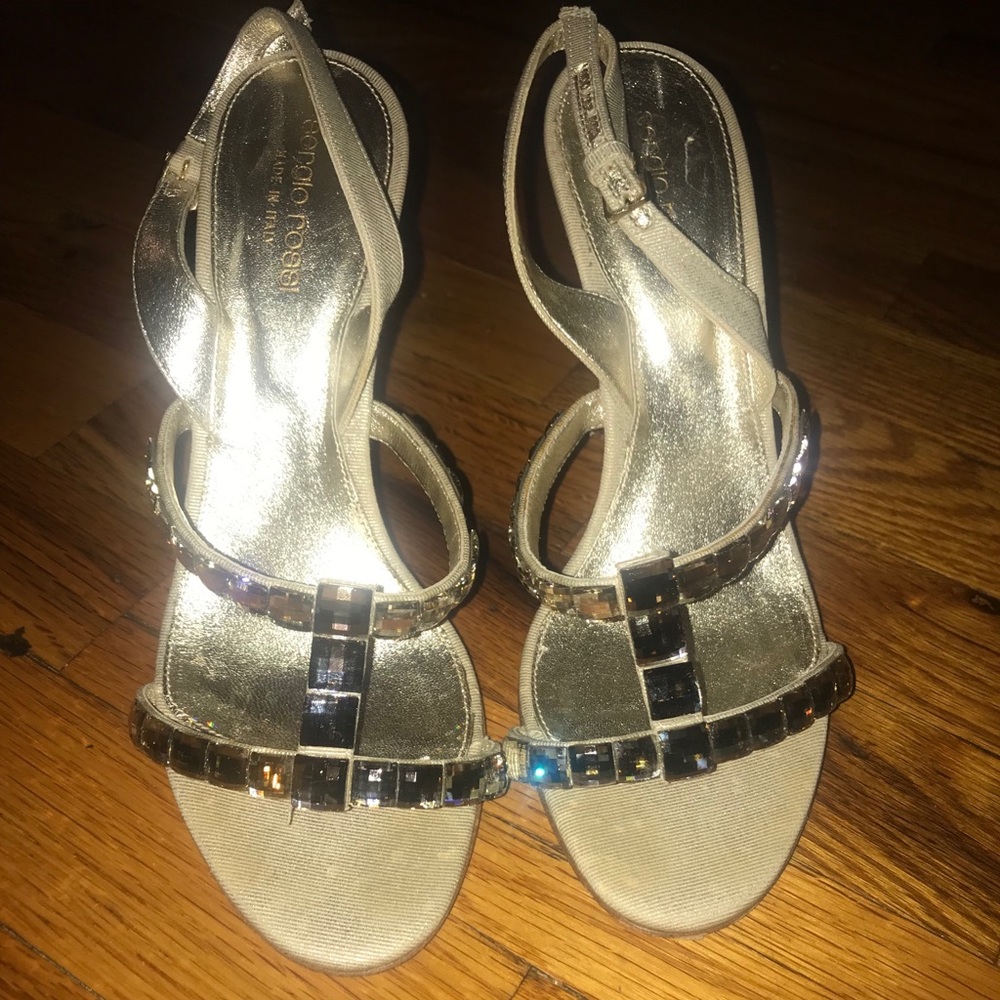 Sergio Rossi jeweled Sandals